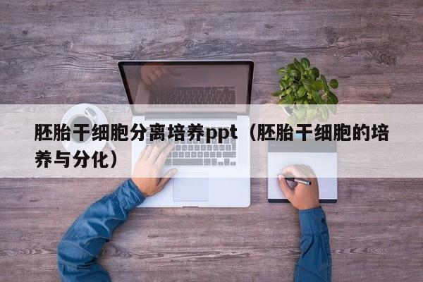 胚胎干细胞分离培养ppt（胚胎干细胞的培养与分化）